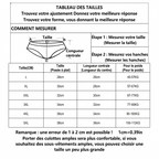 Lot de 4 Culottes Gainantes Taille Haute en Coton – Confort & Ventre Plat