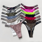 Tanga Fitness Strass Éclat