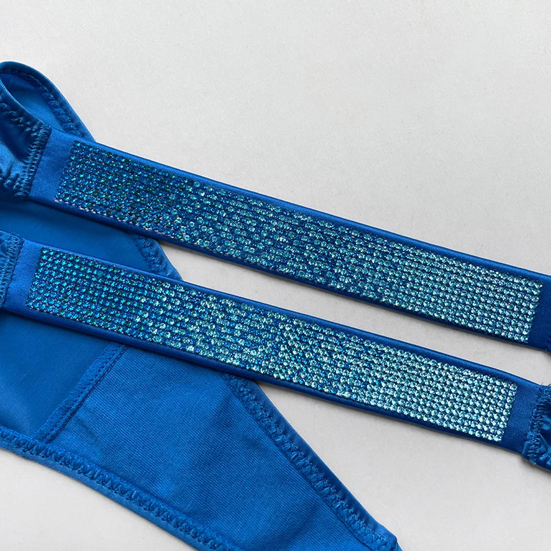 Tanga Fitness Strass Éclat