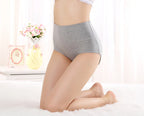 Lot de 4 Culottes Gainantes Taille Haute en Coton – Confort & Ventre Plat