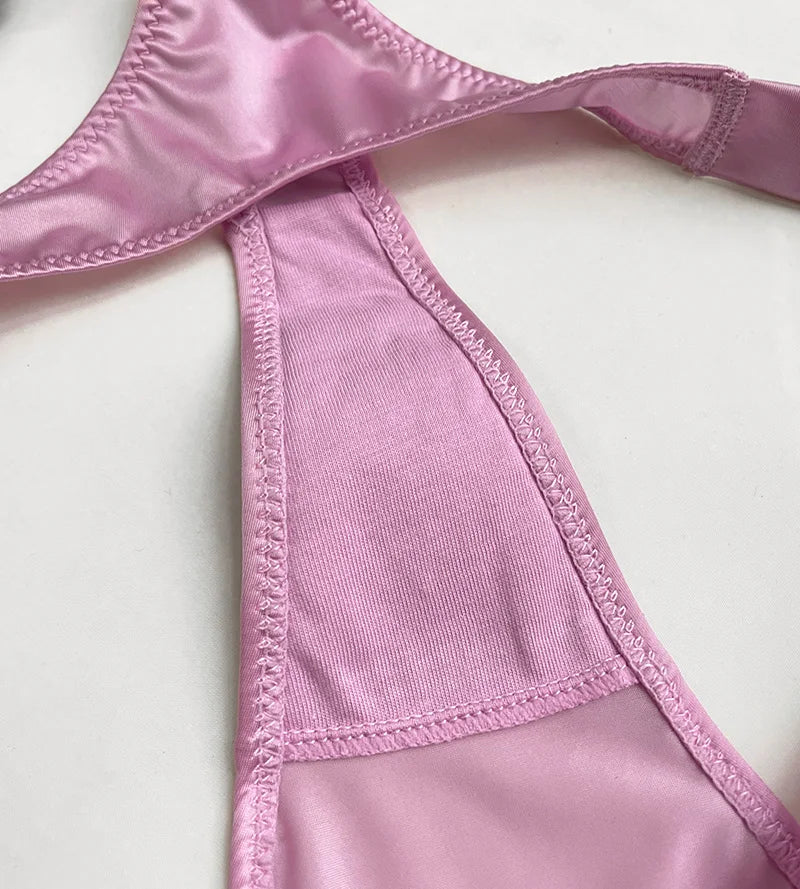 Tanga Fitness Strass Éclat